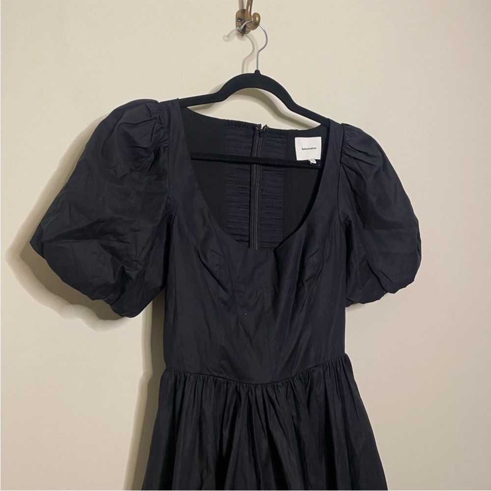 Reformation Everlyn Dress in Black - Picture 7 of 10